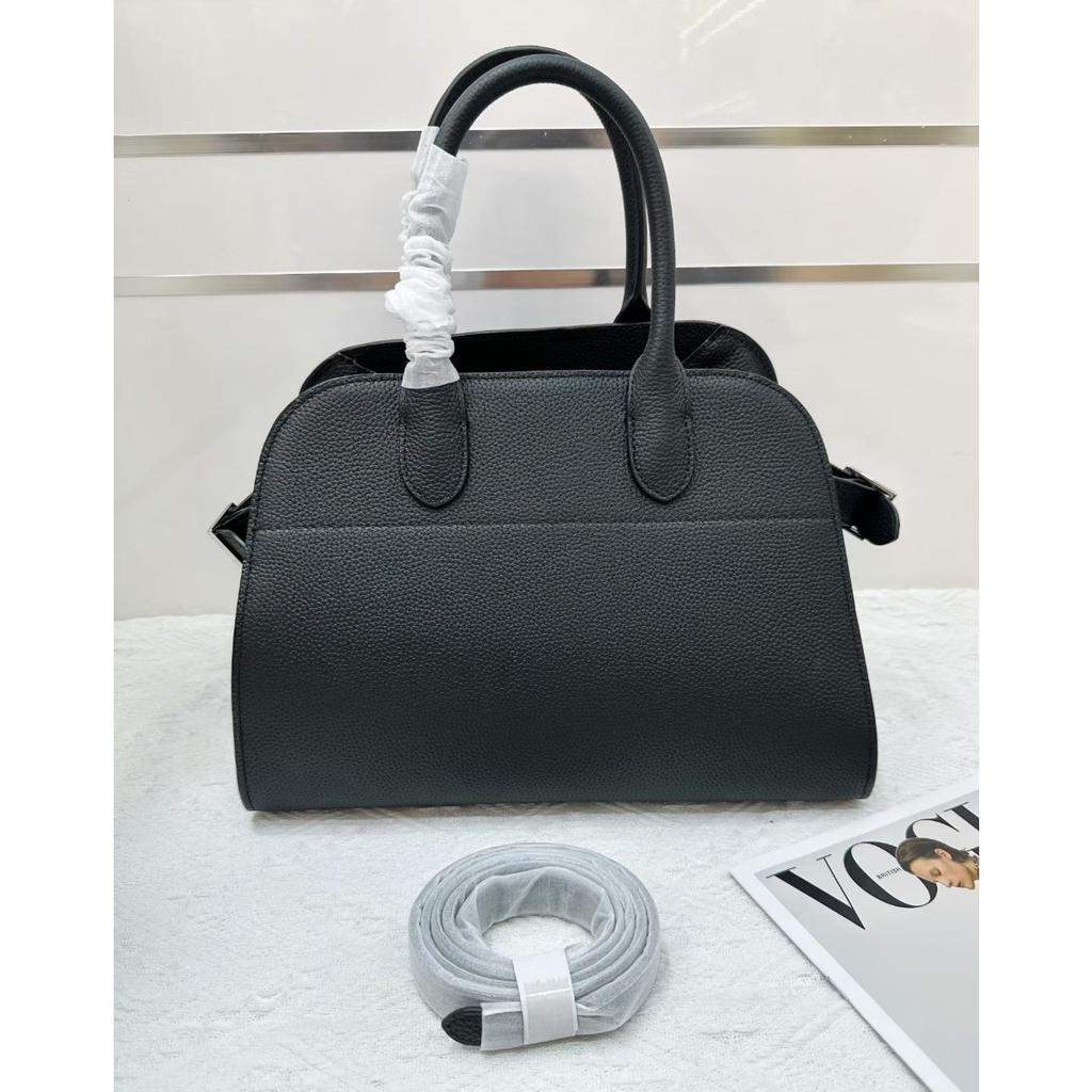 THE * ROW star with the same Margaux 15 inch handbag old money wind tote bag leather big bag suede bag