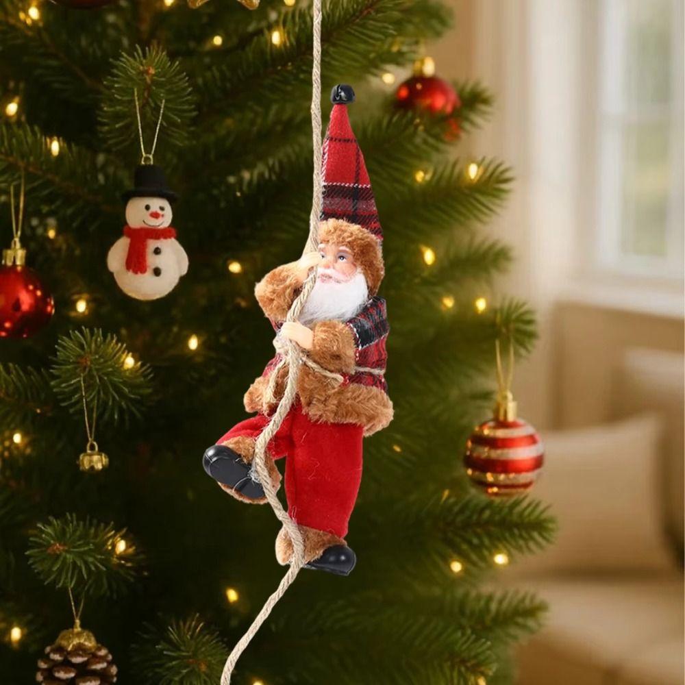 Cartoon Santa Claus Hanging Pendants Xmas Decorations Christmas Tree Ornament  for 2025 Xmas