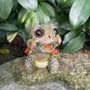 Resin Sea Turtle Figurine: Handcrafted Durable Design - Lifelike Coastal Detail - Indoor Outdoor Decor for Garden, Patio, and Balcony