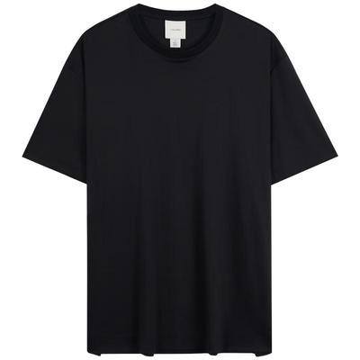 Jeans Men's Embroidered Cotton Crew Neck T-Shirt