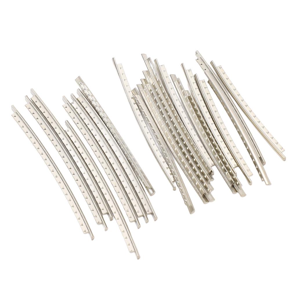 22 Pcs Guitar Fret 2.2mm White Copper Fret Wires Replacement Parts for Acoustic Guitars
