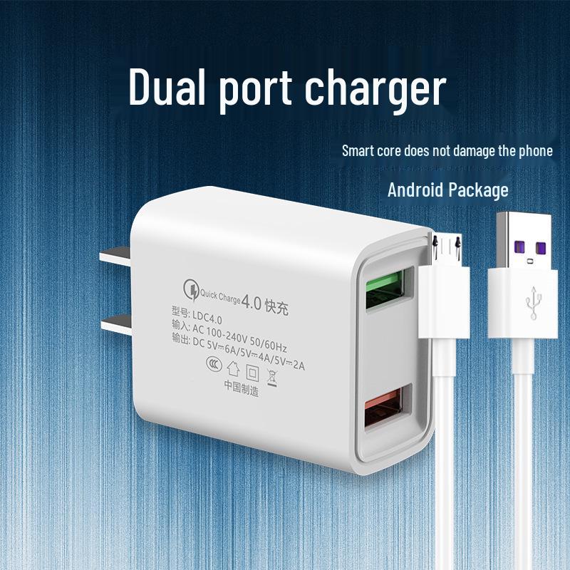 Universal Multi-Port USB Charger for Fast Charging with Huawei, Xiaomi, Vivo, and OPPO Compatibility