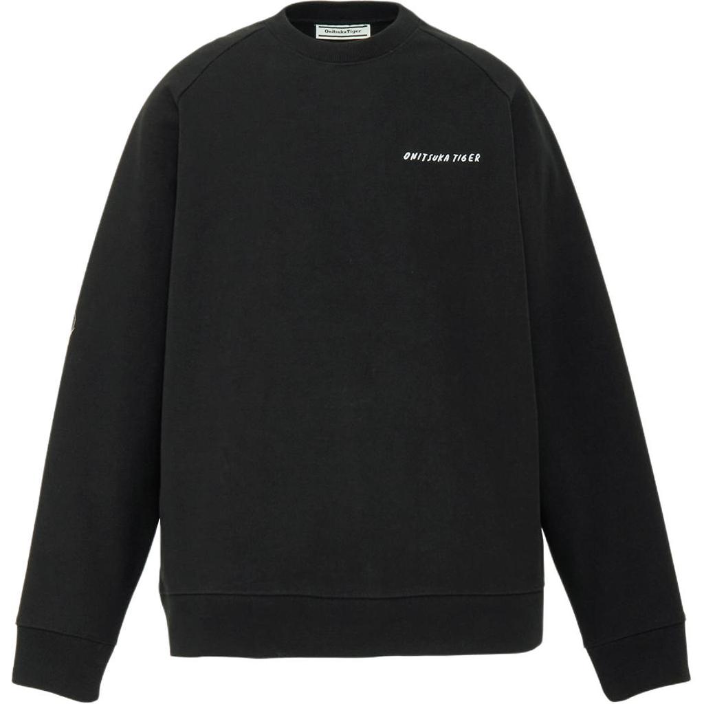 ONITSUKA TIGER Long Sleeve Crew Neck Pullover Letter Sweatshirt Unisex Sweatshirt 2183B621_001