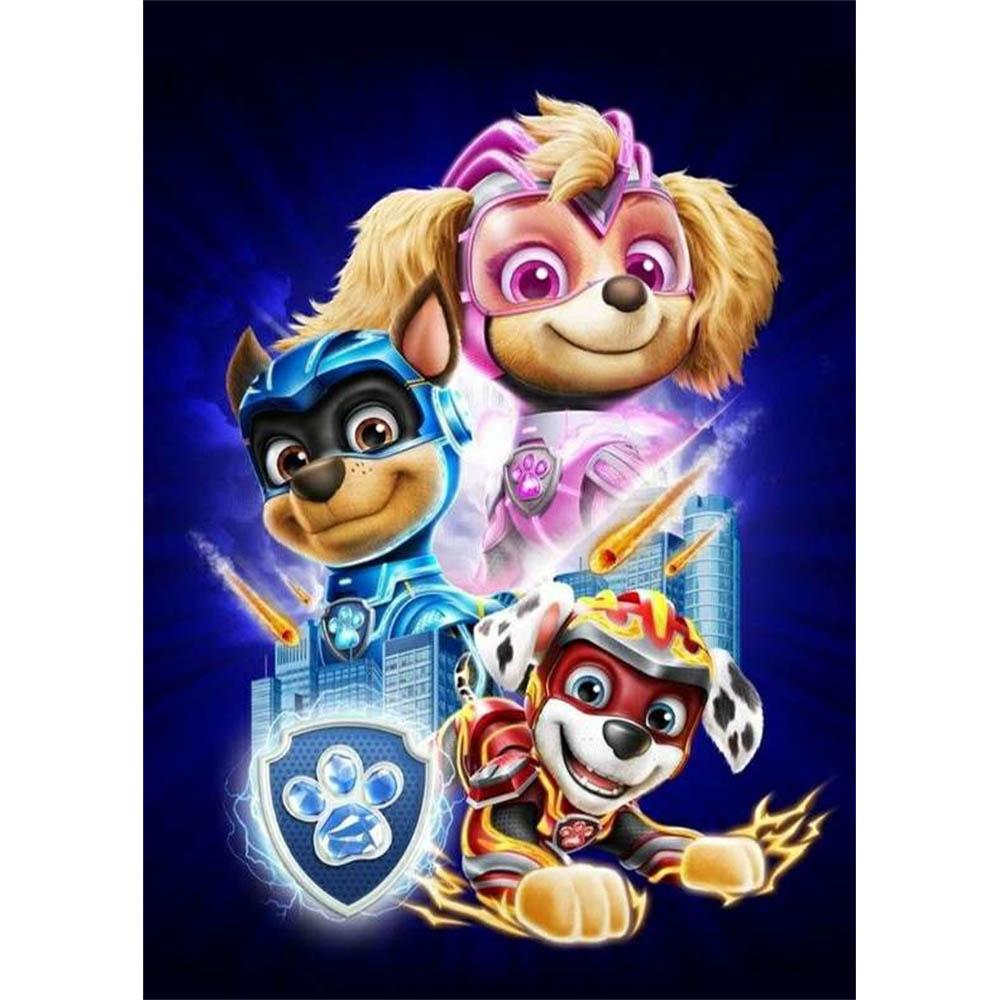 Kreskówkowy Piesek Disneya Malowanie Diamentami 5D DIY Wzór Artystyczny Drukowany Zestaw Puzzle Płótno Mozaika Ścieg Haft Domowy Dekor