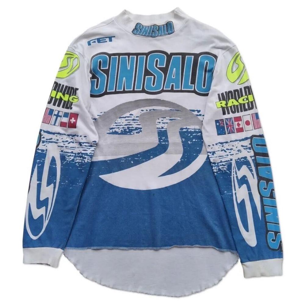 2026 mtb bicicletta vestiti vintage uomo maglietta manica lunga downhill jersey motocross Enduro off road cross maglia moto