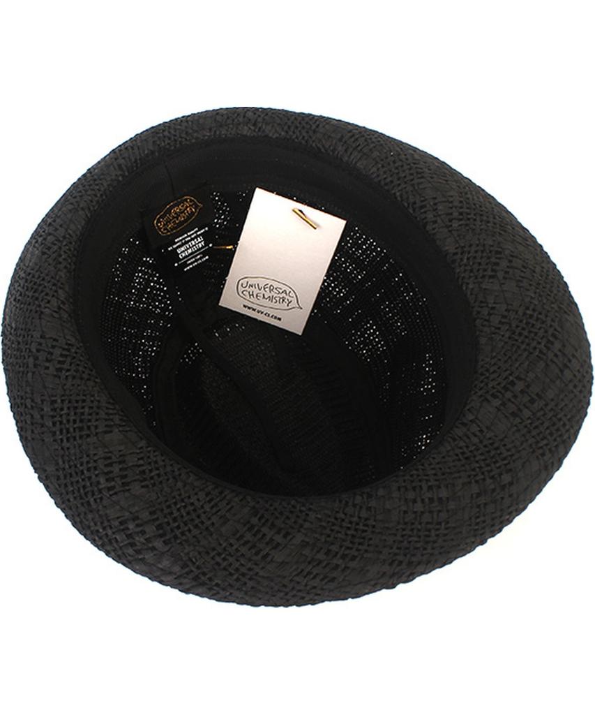 Yunibeosyeolkemiseuteuli Bu Check Black Short Fedora Summer Fedora