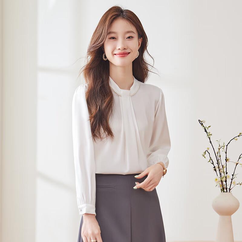 Women's Elegant Commuter Long-Sleeve Blouse