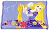 MORIPiLO Polštář Morishita z paměťové pěny Rapunzel 35x25cm nízký pratelný potah součástí balení plněný polštář s postavičkami Disney princezen fialový 4620863