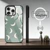 Flower Plant M-Moon Pattern   Phone Case For iPhone17,16,15,14,13,12,11 Plus,Pro Magnetic For Magsafe Wireless Charging