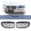 Car Front Bumper Sport Racing Grill Grilles For BMW 5 Series F10 F11 F18 520I 523I 528I 520D 530D 10-16 Diamond Kidney Grille
