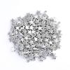 Electroplated CCB Five-Pointed Star Pendant, ABS Plastic DIY Jewelry Accessory for Bracelets & Necklaces.