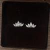 High-End Marquise Cut Feather Stud Earrings: 18K Gold-Plated S925 Sterling Silver for Women
