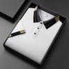 Men's Casual Solid Color Short-Sleeve Lapel T-Shirt – Breathable, Cool Summer Fashion for All Ages