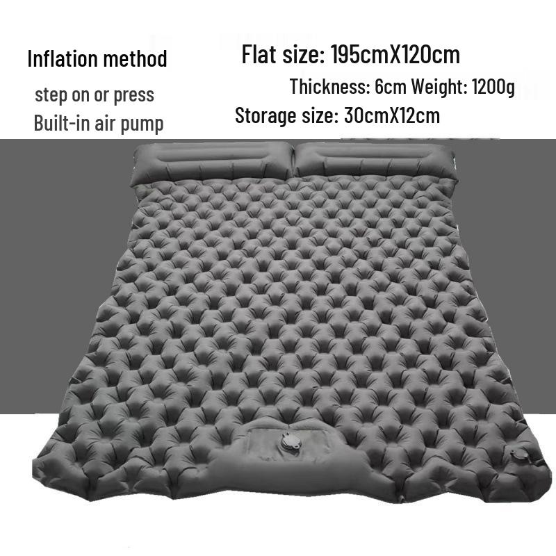 Thickened Outdoor Foldable Moisture-Proof Inflatable Tent Mat, Suitable for Single or Double Use.