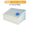 7 Sizes Reusable Vacuum Bags with Pump Cover Vacuum Compression Sealer Bag Space Saving for Clothes Storing Large Container