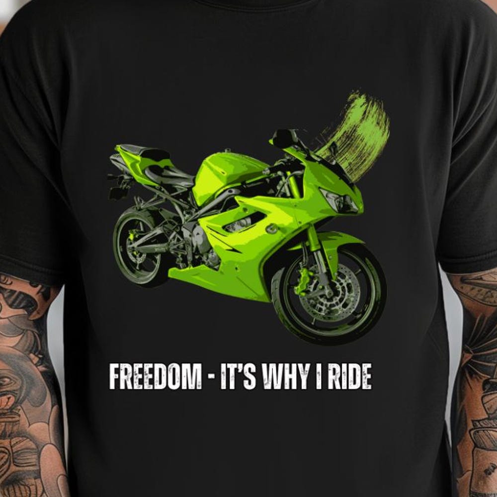 Motorcycle T Shirt, Motorcycle Accessories, Motorcycle Shirt, Sport Bike T-Shirt, Biker T Shirt, Biker Gift, Motorcycle Rider Gift, L