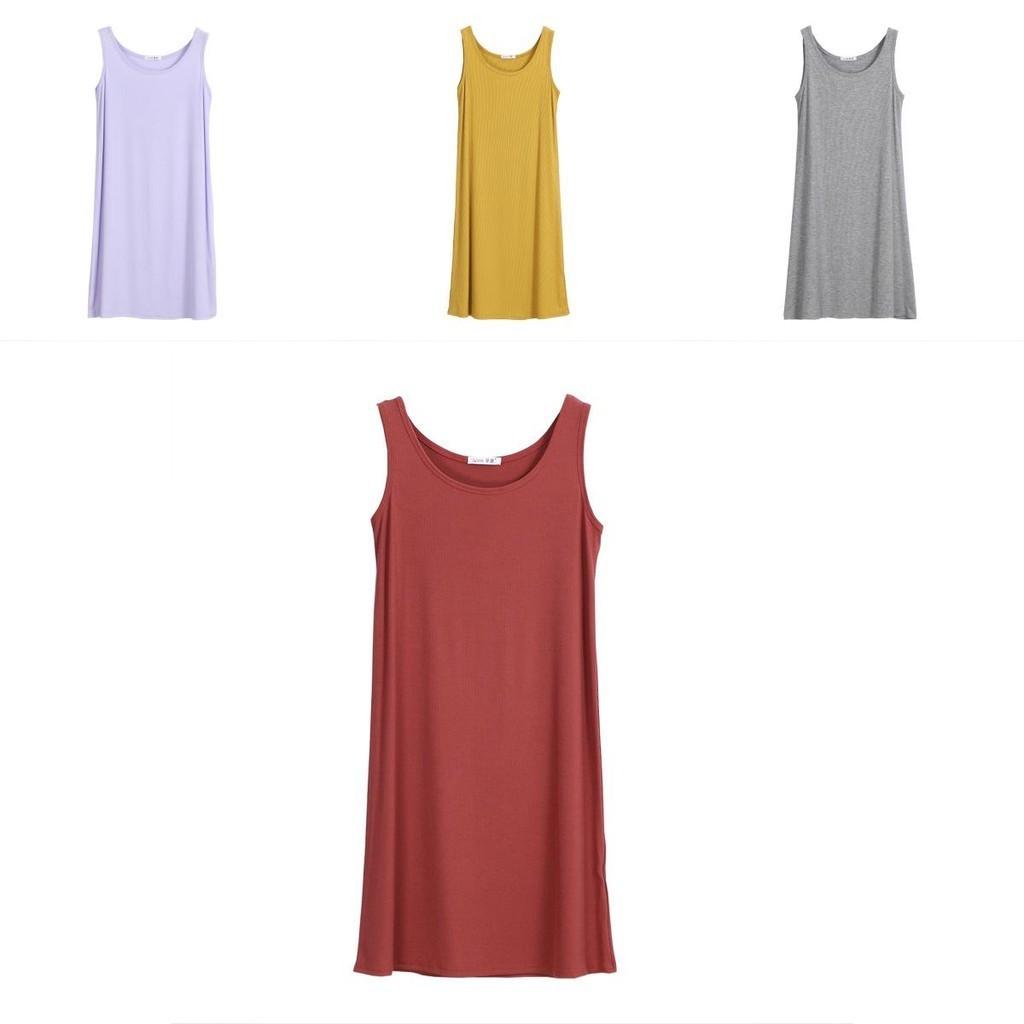 Women Sleeveless Long Tunic Dress With Premium Quality Cotton Blend For Effortless Style