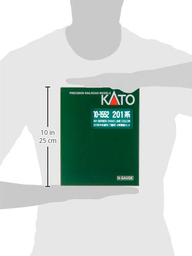 KATO N Gauge 201 Series Chuo Line Color T Formation 4-Car Add-On Set 10-1552 Model Train