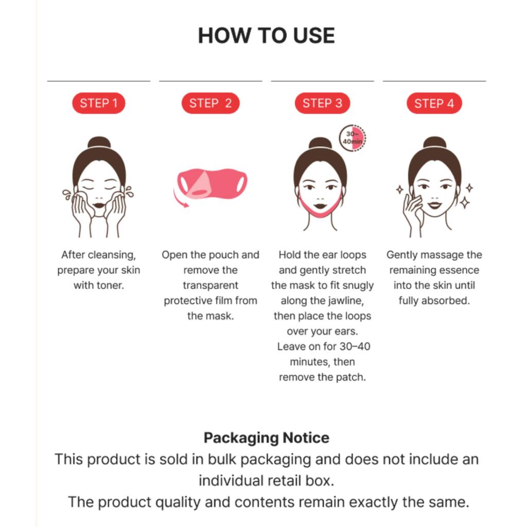 SUNSKIN Premium Collagen Firming V Mask 5pcs