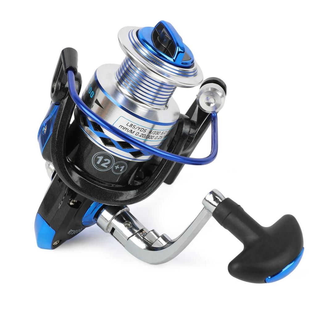 Double Fish RT3000 Spinning Reel - Alloy Material 5.2:1 Gear Ratio High Cost-Effective Fishing Gear Fishing Lover Outdoor