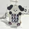 Cute Animal Photocard Holder K-Pop Idol Photo Card Sleeves With Keychain Id Badge Holder Card Protector Anime Game Peripheral Set