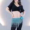 Professional Grade Belly Dance Hip Scarf Lightweight Polyester Fabric for Comfortable Extended Dance Practice