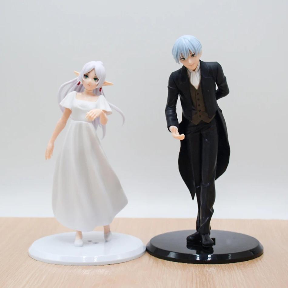 18-20cm Frieren: Beyond Journey's End Anime Figure Frieren Himmel Proposal Dance Action Figure PVC Model Collector Birthday Gift