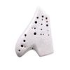White Ocarina Triple Ocarina Music Instrument Tone C Legend Ocarinas Professional Musical Instrumentation Flute Accessories