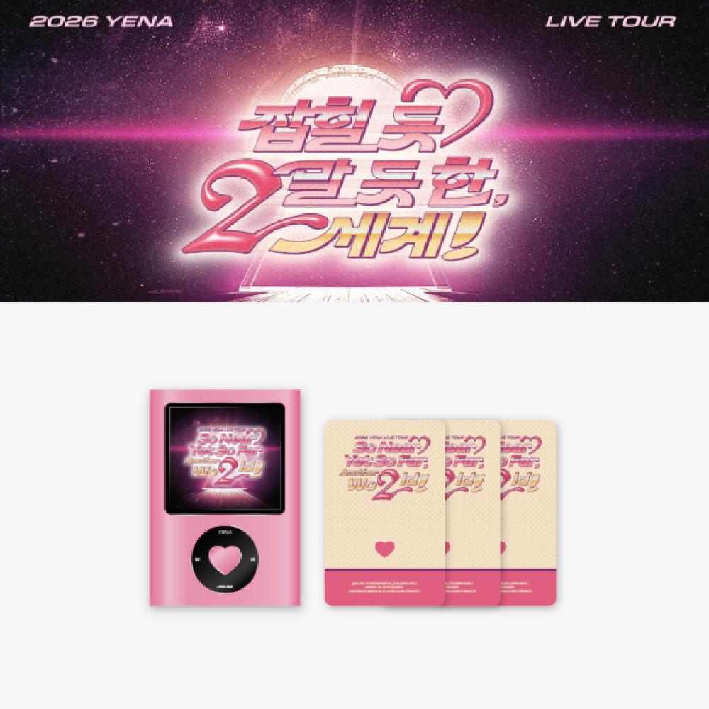 Предзаказ 2026 YENA LIVE TOUR Так близко, но так далеко, Другой мир! В Сеуле Случайная коллекционная карточка Random 1 pack