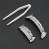 Hip Hop False Teeth Set Reusable Unfading Copper Halloween Festival Teeth Decoration Brace