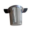 304 Stainless Steel Tea Infuser with Silicone Lid - Tea Strainer, Separator, and Leaf Filter Set Accessories