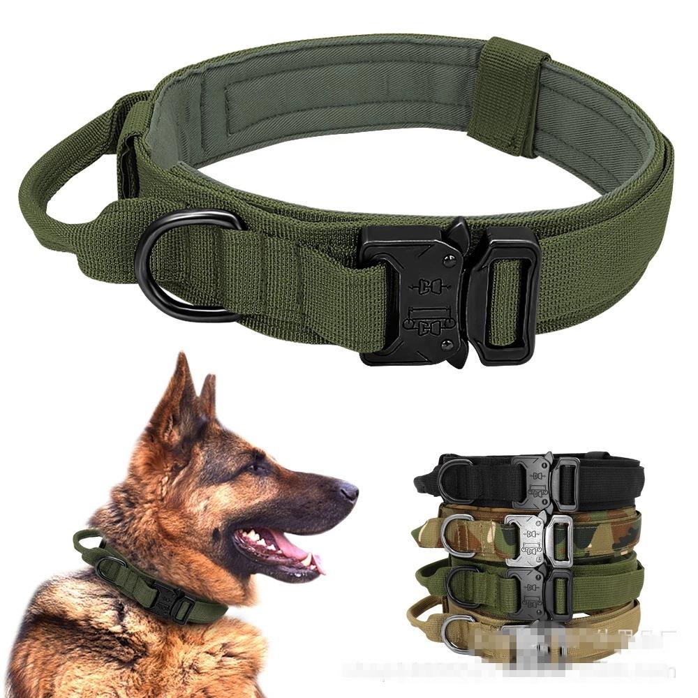 Elizabethan Tactical Dog Collar and Leash Set: Outdoor, Military-Grade Pet Training Gear