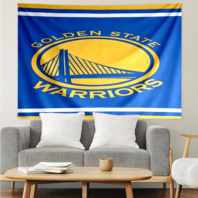 Golden State Warriors Logo Tapestry Hanging for Bedroom,Livingroom, Playroom,Decor Art Room Wall Tapestry Holiday and Birthday Gifts