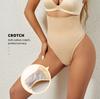 Women High Waist Firm Tummy Control Lace Thong Shapewear Panties Breathable Eco-Friendly Anti-Bacterial Seamless Steel Bones
