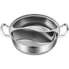 Cornbach 304 Stainless Steel Mandarin Duck Pot Large Capacity Household Commercial Hot Pot Thickened Binaural Soup Pot Shabu