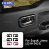 For Suzuki Jimny 3/5-Doors Nomade 2018-2025 Car Inner Door Handle Cover Trim Auto Handle Frame Protector Interior Accessories