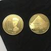 Gold Plated Egyptian Queen Nefertiti Commemorative COINS Collect Bitcoin Collection Gifts