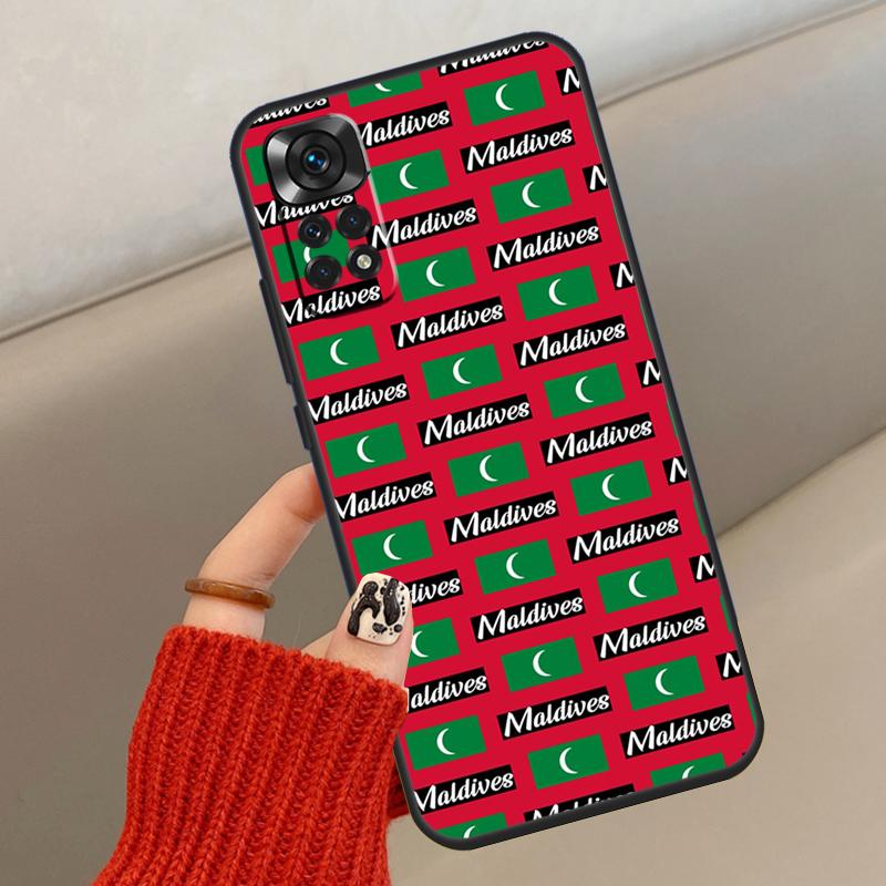 Maldives Flag Case For Xiaomi Redmi Note 14 10 11 12 13 15 Pro Plus Cover For Redmi 15 14C 10C 12C 13C 15C