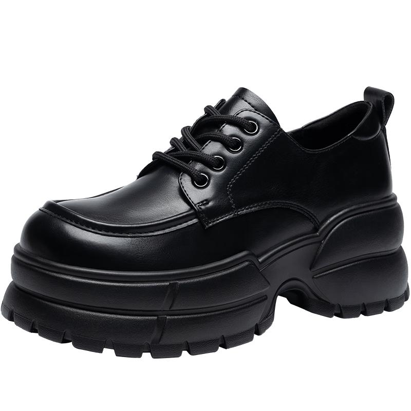 ZHR Women s College Style Platform Loafers 36