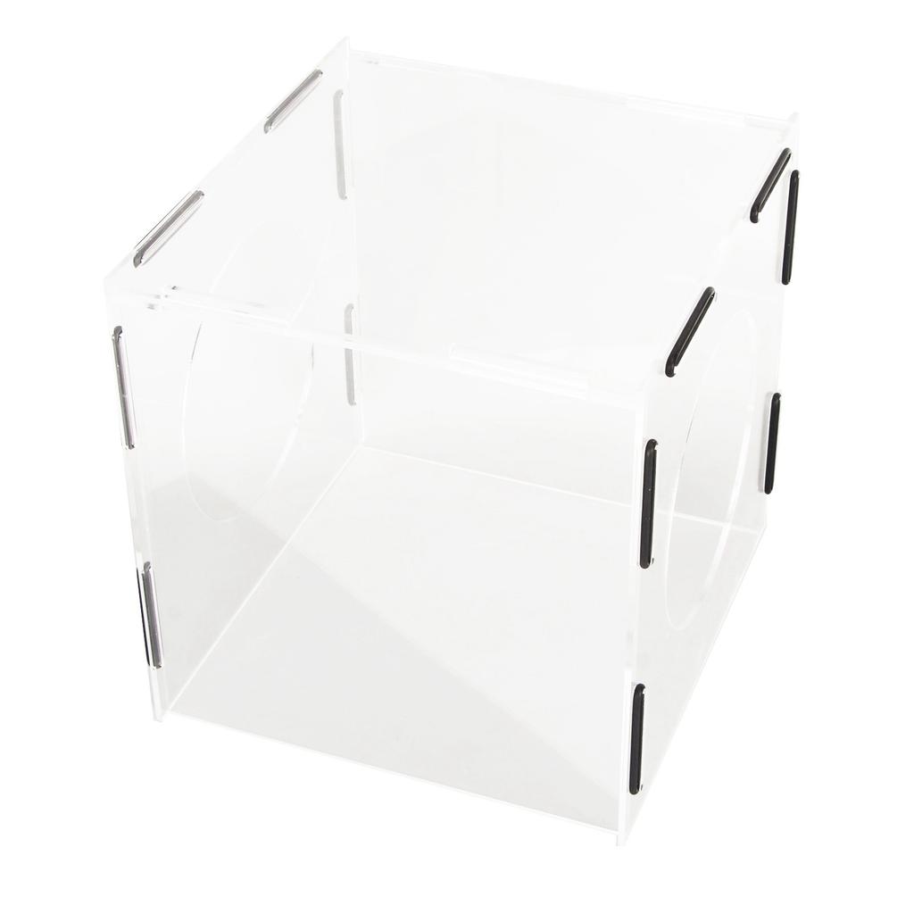 Enclosed Grinding Dust Box Transparent Acrylic Dust Hood Dust Cage for Engraving Polishing