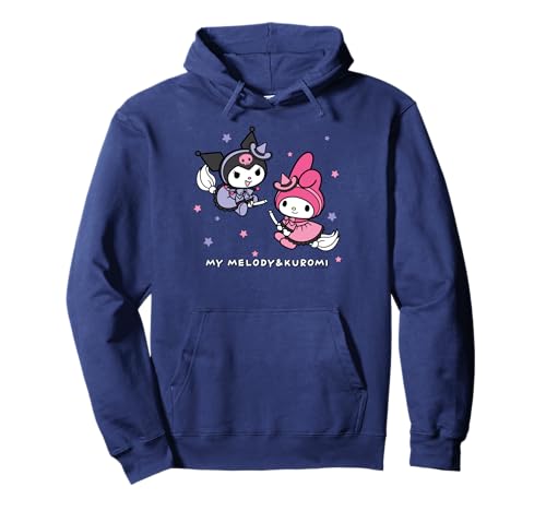 [Halloween Special] US Design My Melody & Kuromi Night Sky Hoodie