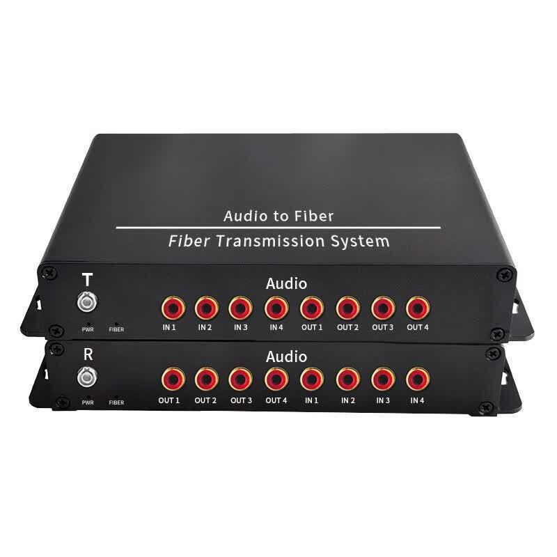 Yeren 8-Channel RCA Audio Fiber Optic Extender