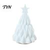 Artificial Christmas Tree Lamp, Light Up Mini Xmas Night Light, Winter Party Ornament Battery Operated Holiday Tabletop Decoration for Indoor