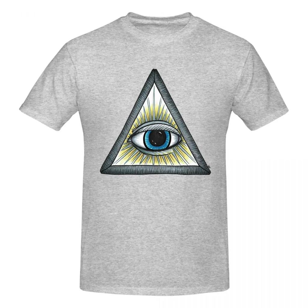 Eye Illuminati 7 Tshirt For Unisex Cotton Oversized T Shirts Unisexs Tees Short Round Neck Summer Clothes Tops S6xl