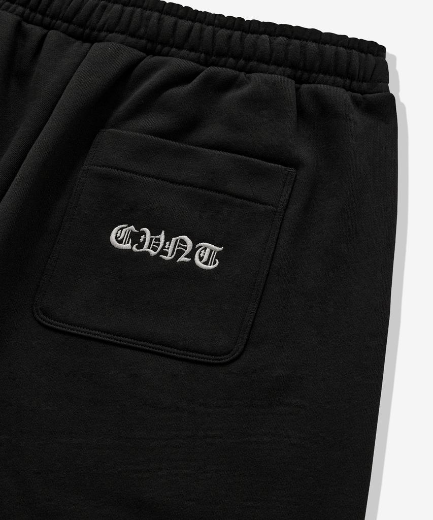 COVERNAT Loose Straight Curved Sweatpants Black
