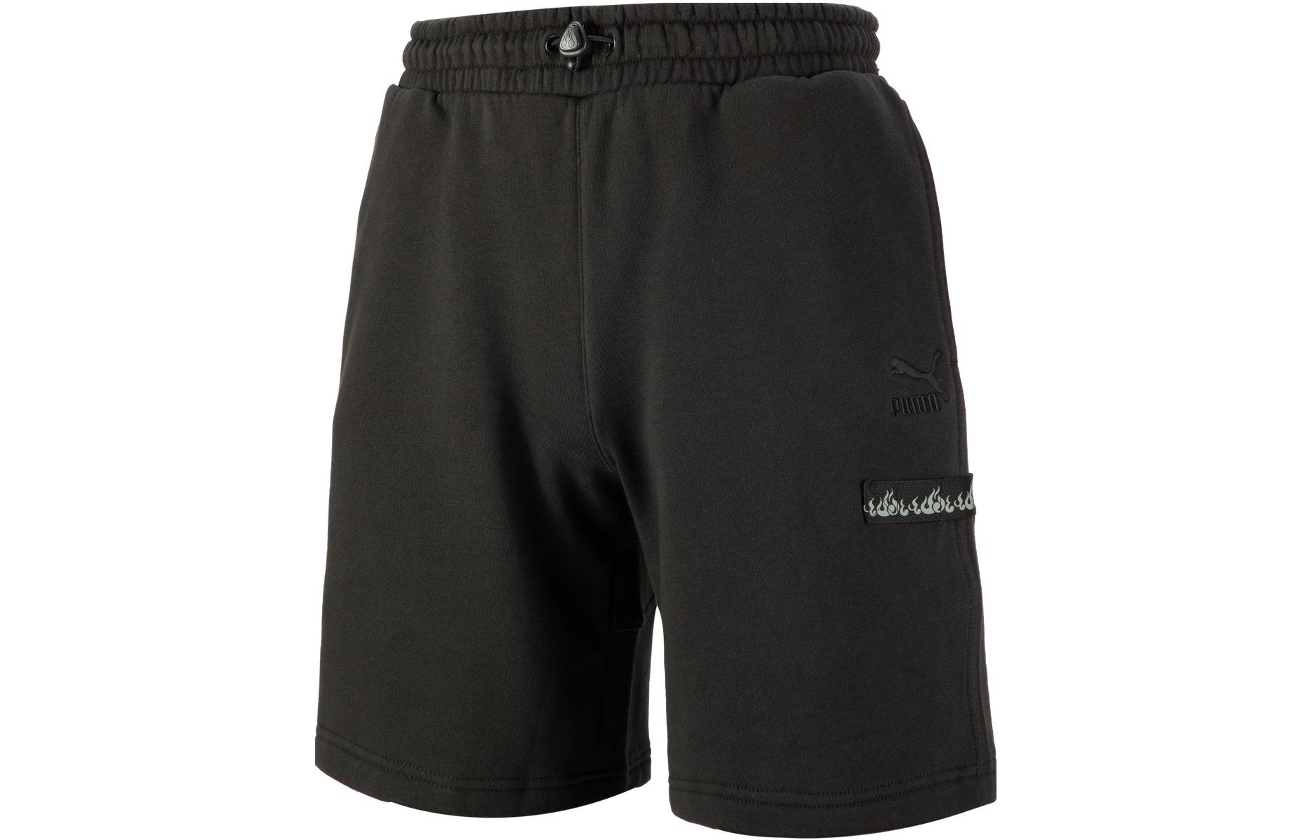 PUMA Humming 3,SS23 Chinese Culture Tribute Series Casual Shorts Unisex Black 621931-01 L