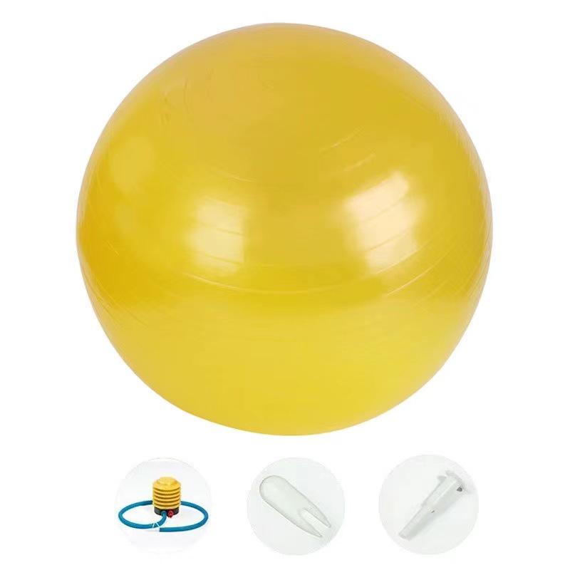 

ПВХ Утолщенный Взрывозащищенный Глянцевый Мяч для Йоги для Фитнеса, Пилатеса и Пренатального Баланса 75cm - 900g