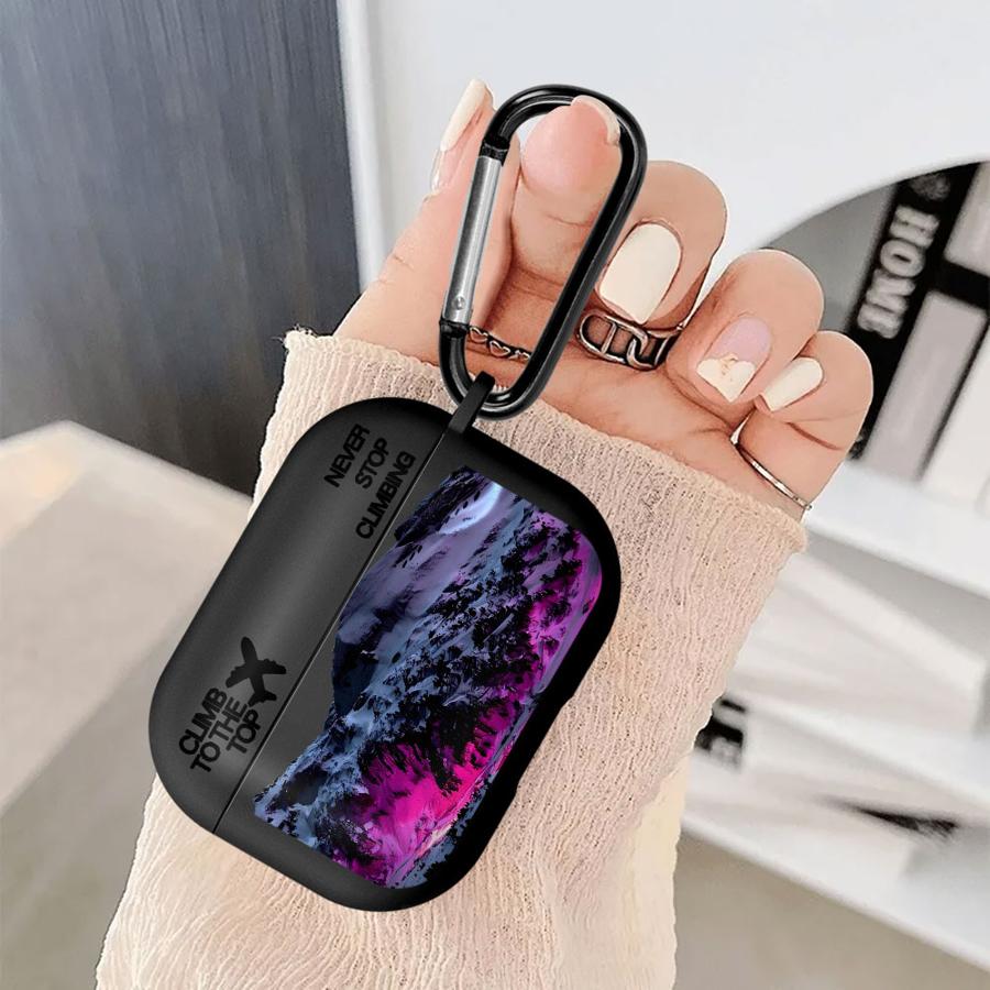 

Earphone Cases Cover Case For Airpods 3 Pro2 Pro3 1 Pro 4 2 Snow Mountain Airplane Airpods 3