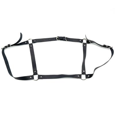 Punk Style Chest Belt Adult PU Belt Adjustable Suspender Bondage Belt for Party