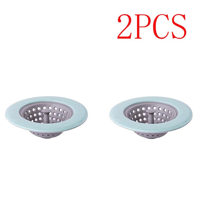 1/2PCS Sink Strainer Silicone Sieve Kitchen Sink Filter Mesh Fillers For Hair Gootsteen Zeef Things For Kitchen Accessories